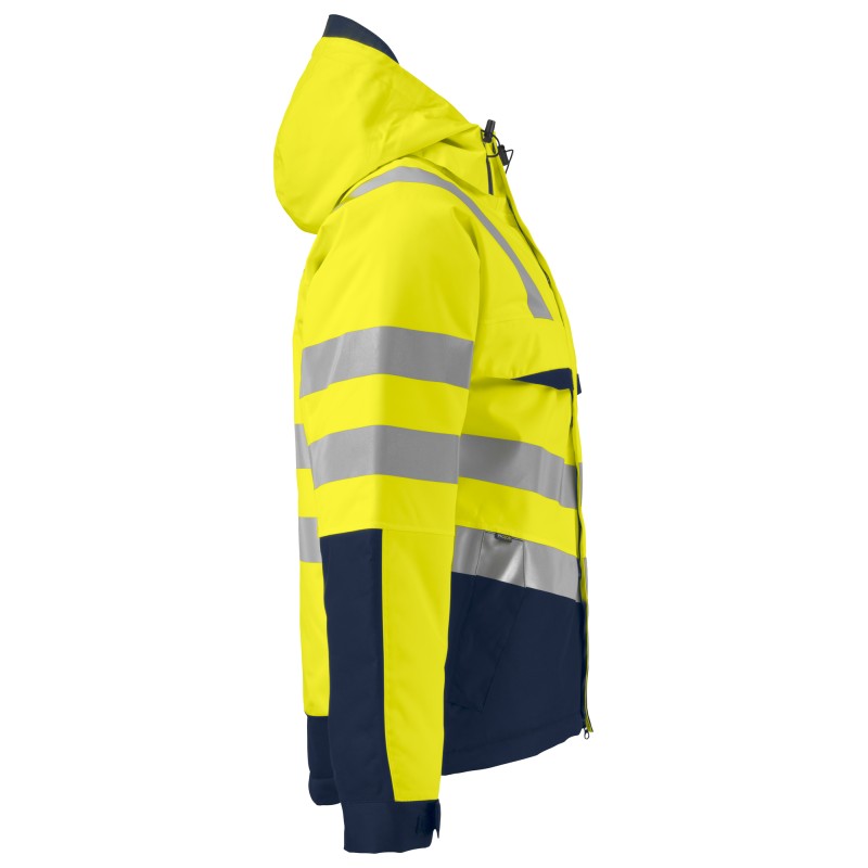 Veste Doublé Coupe-Vent et Imperméable en ISO 20471 Classe 3