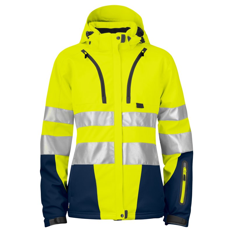 Veste Softshell Femme Doublé en ISO 20471 Classe 3/2