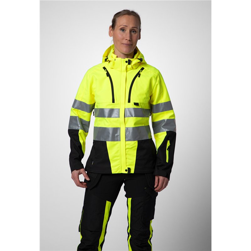 Veste Softshell Femme Doublé en ISO 20471 Classe 3/2