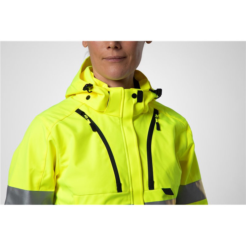 Veste Softshell Femme Doublé en ISO 20471 Classe 3/2