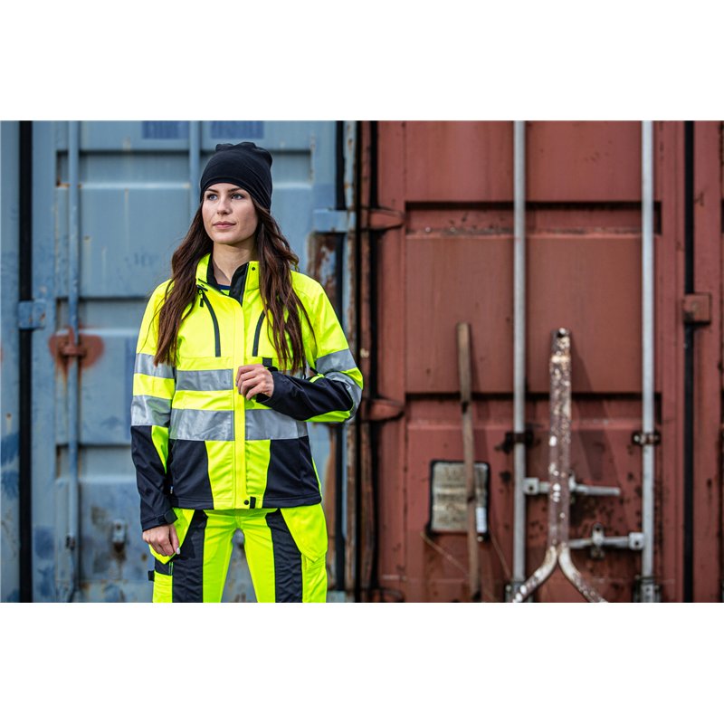 Veste Softshell Femme Doublé en ISO 20471 Classe 3/2