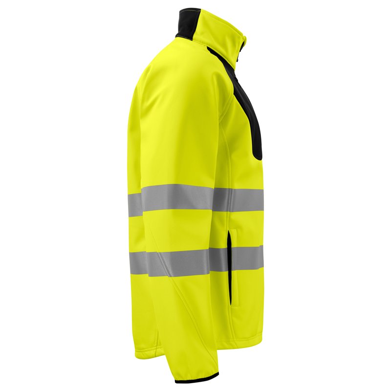 Veste Softshell 3 Couches Haute Visibilité en ISO 20471 Classe 3/2