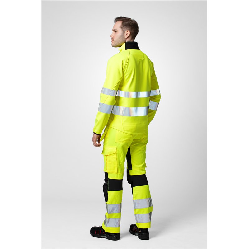 Veste Softshell 3 Couches Haute Visibilité en ISO 20471 Classe 3/2