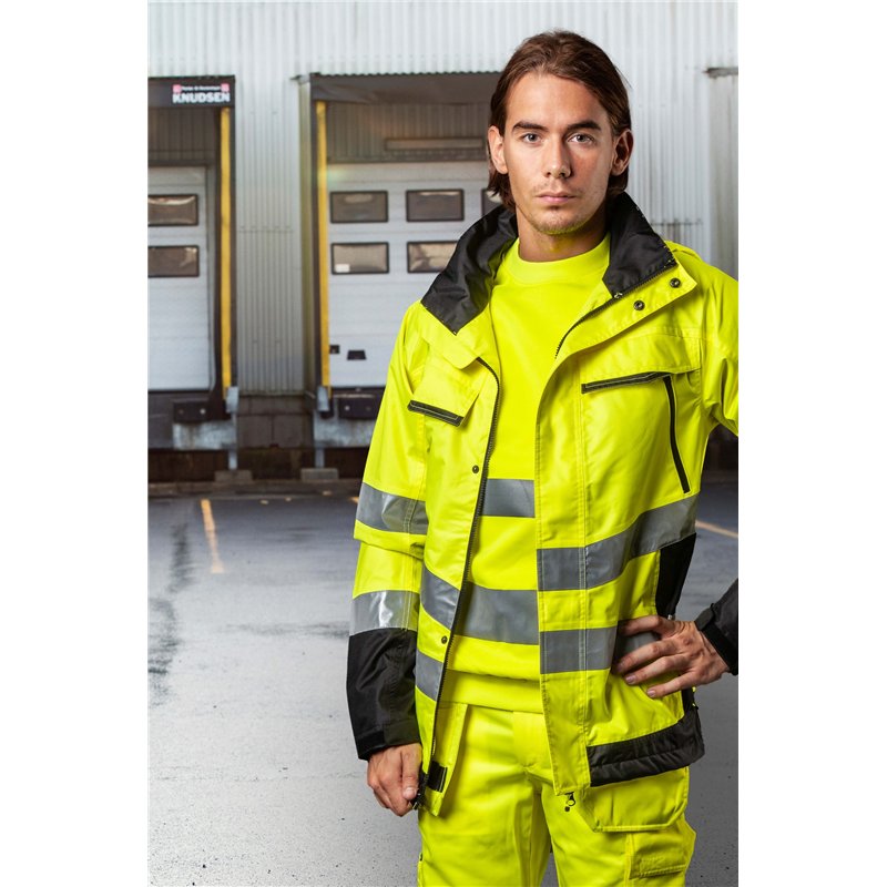 Parka Coupe-Vent et Imperméable Haute Visibilité en ISO 20471 Classe 3 / en ISO 343