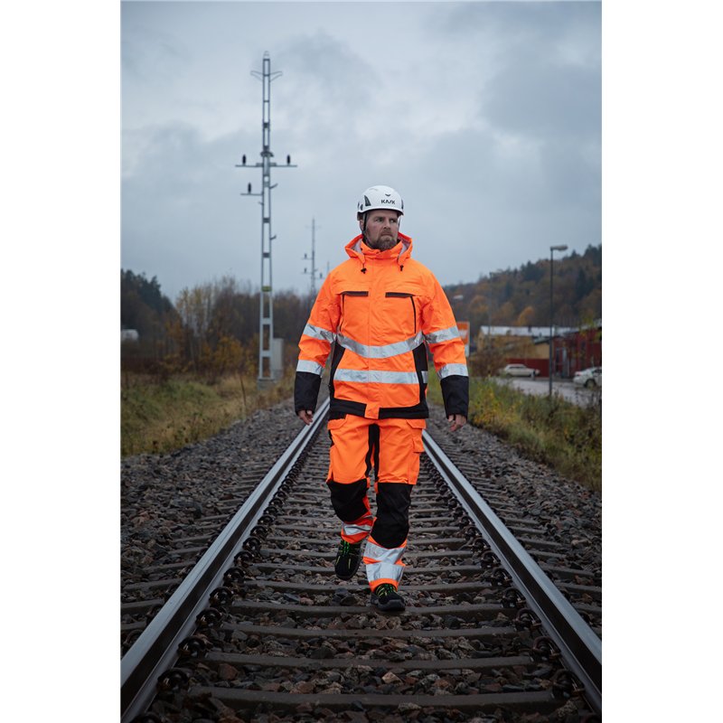 Parka Coupe-Vent et Imperméable Haute Visibilité en ISO 20471 Classe 3 / en ISO 343
