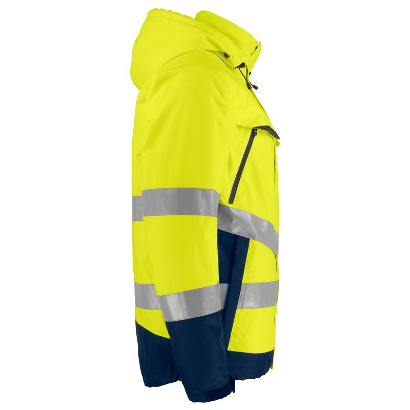 Parka Doublé Coupe-Vent et Imperméable Haute Visibilité en ISO 20471 Classe 3 / en ISO 343