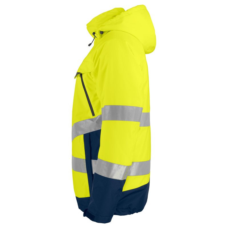 Parka Doublé Coupe-Vent et Imperméable Haute Visibilité en ISO 20471 Classe 3 / en ISO 343