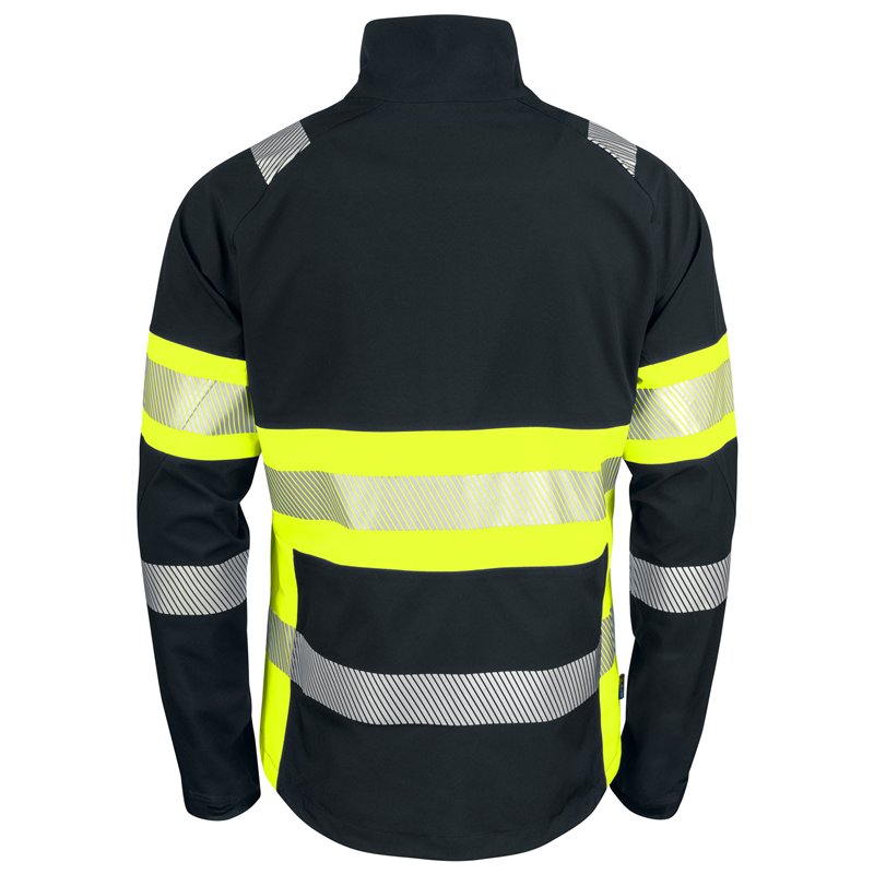 Veste Softshell Coupe-Vent et Imperméable en ISO 20471 Classe 1