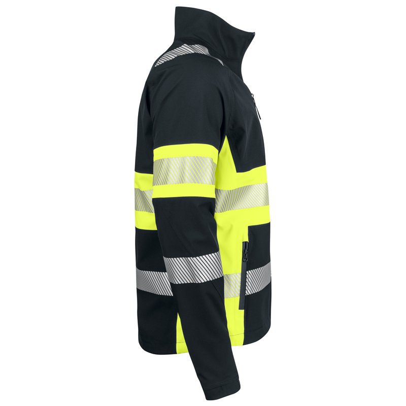 Veste Softshell Coupe-Vent et Imperméable en ISO 20471 Classe 1