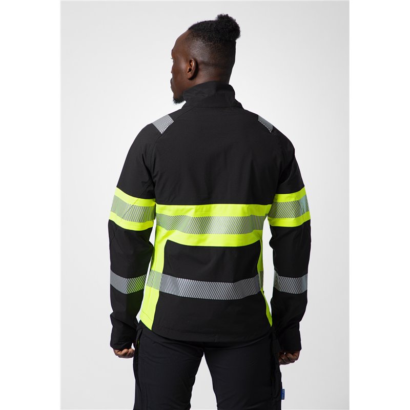 Veste Softshell Coupe-Vent et Imperméable en ISO 20471 Classe 1