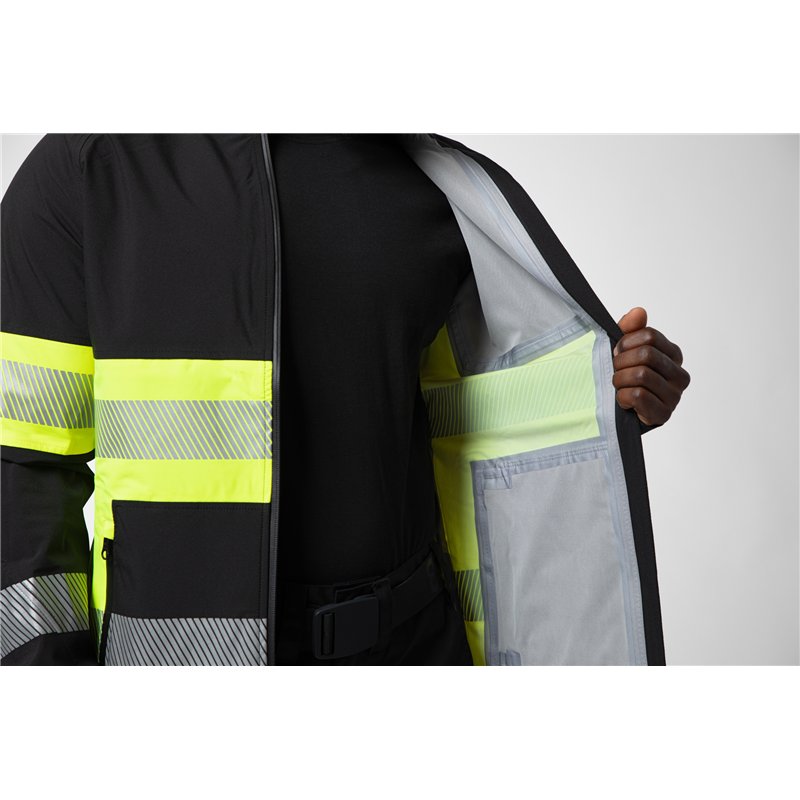 Veste Softshell Coupe-Vent et Imperméable en ISO 20471 Classe 1