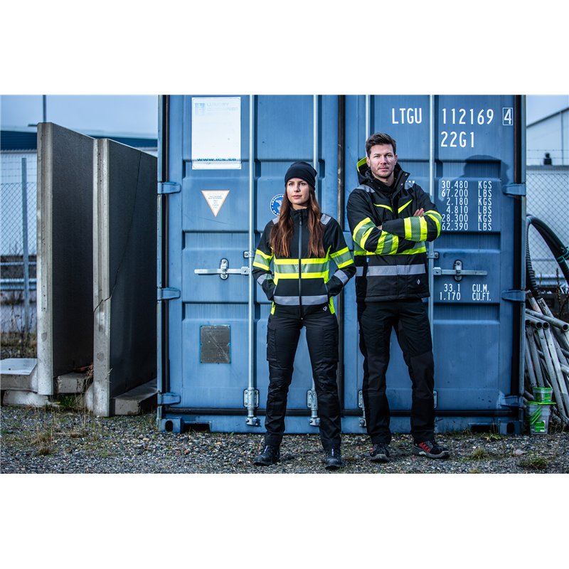 Veste Softshell Coupe-Vent et Imperméable en ISO 20471 Classe 1