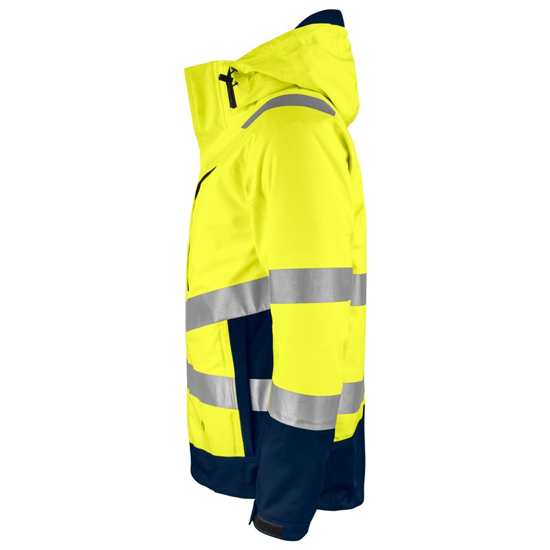 Parka Coupe-Vent et Imperméable 3-en-1 en ISO 20471 Classe 3/2