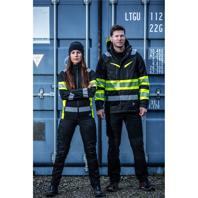 Veste Doublé Coupe-Vent et Imperméable en ISO 20471 Classe 1