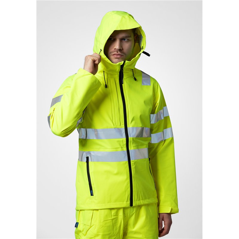 Veste de Pluie Coupe-Vent et Imperméable en ISO 20471 Classe 3 - en 343 3/3
