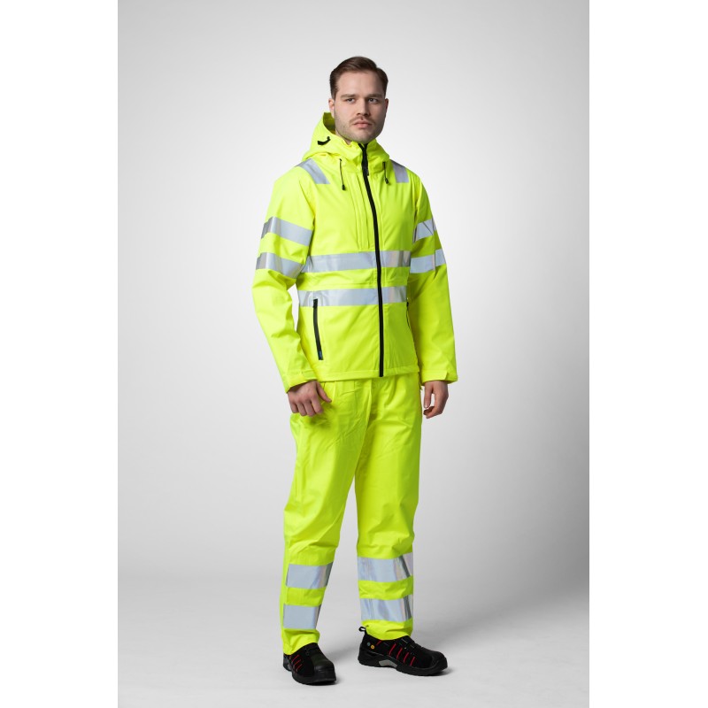 Veste de Pluie Coupe-Vent et Imperméable en ISO 20471 Classe 3 - en 343 3/3