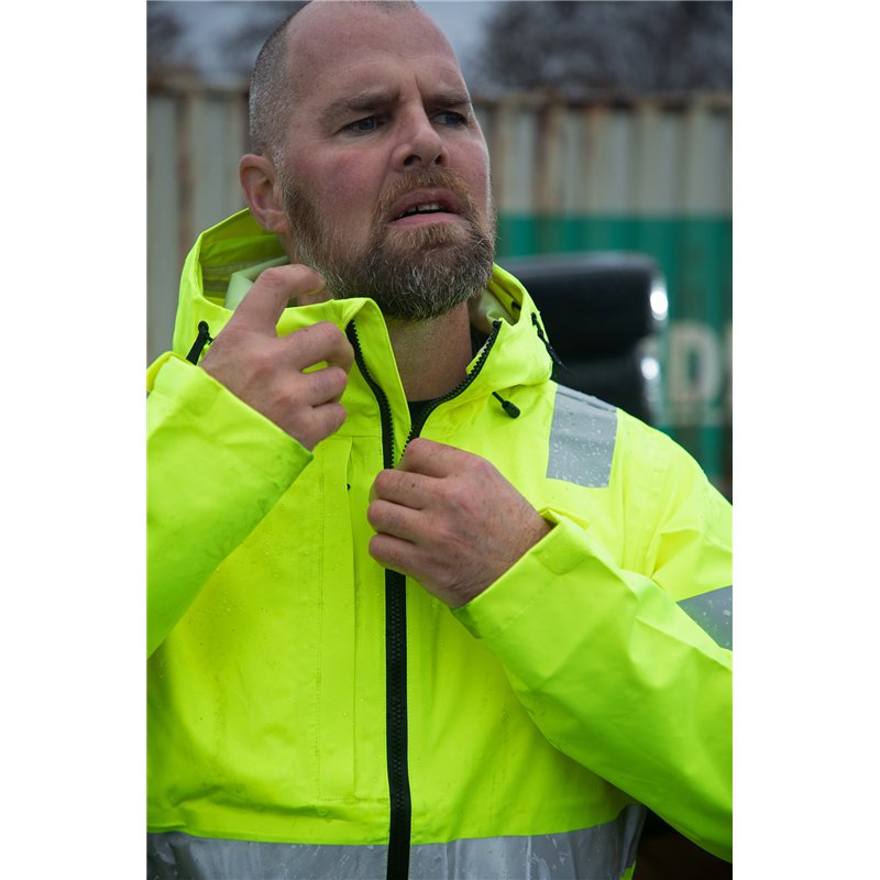 Veste de Pluie Coupe-Vent et Imperméable en ISO 20471 Classe 3 - en 343 3/3