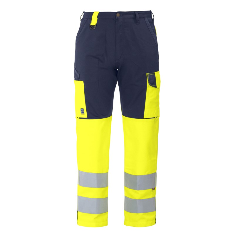 Pantalon de Travail en ISO 20471 Classe 2 Coupe Droite