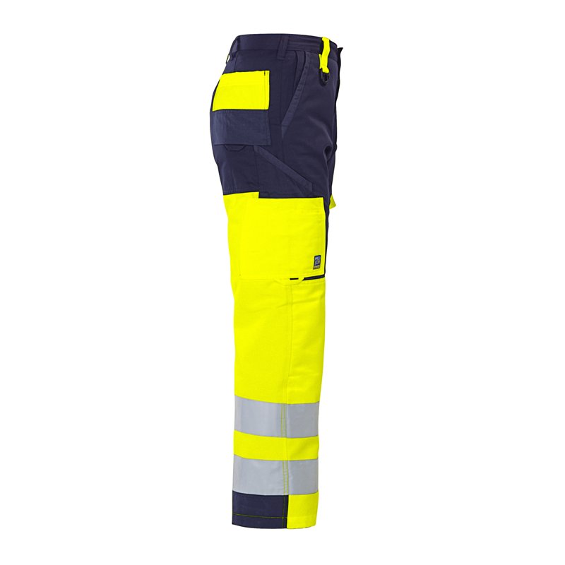 Pantalon de Travail en ISO 20471 Classe 2 Coupe Droite