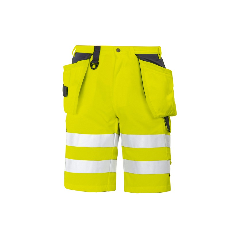 Short avec Poches Flottantes en ISO 20471 Classe 2