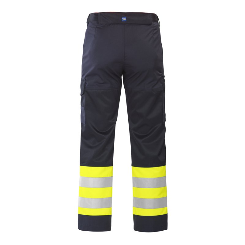 Pantalon de Travail Renforcé Cuisses et Genoux en ISO 20471 Classe 1