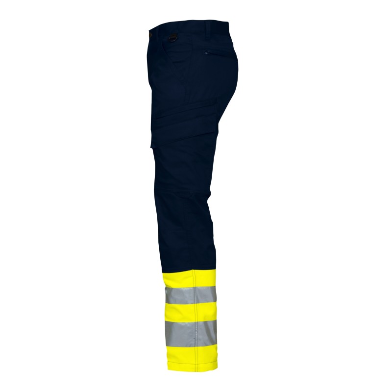 Pantalon de Travail en ISO 20471 Classe 1 Coupe Moderne