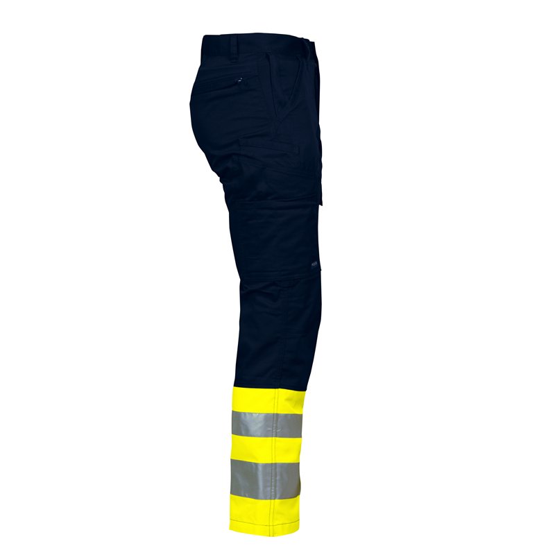 Pantalon de Travail en ISO 20471 Classe 1 Coupe Moderne