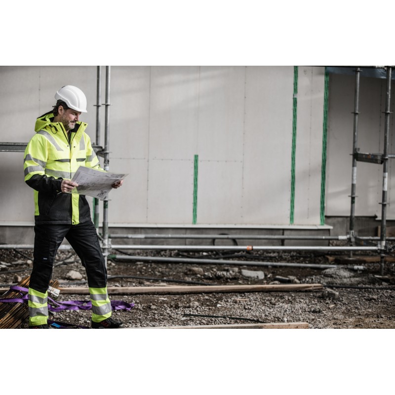 Pantalon de Travail en ISO 20471 Classe 1 Coupe Moderne