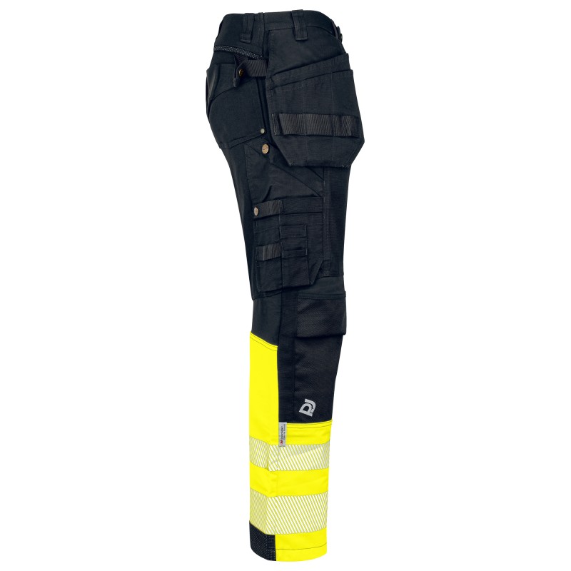 Pantalon de Travail Haute Visibilité avec Poches Flottantes en ISO 20471 Classe 1