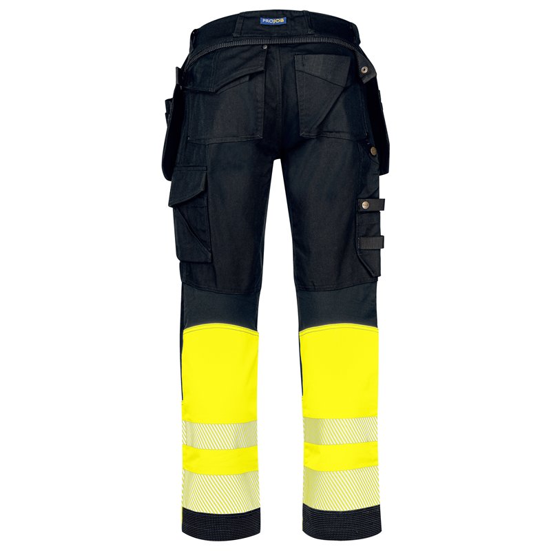 Pantalon de Travail Haute Visibilité avec Poches Flottantes en ISO 20471 Classe 1