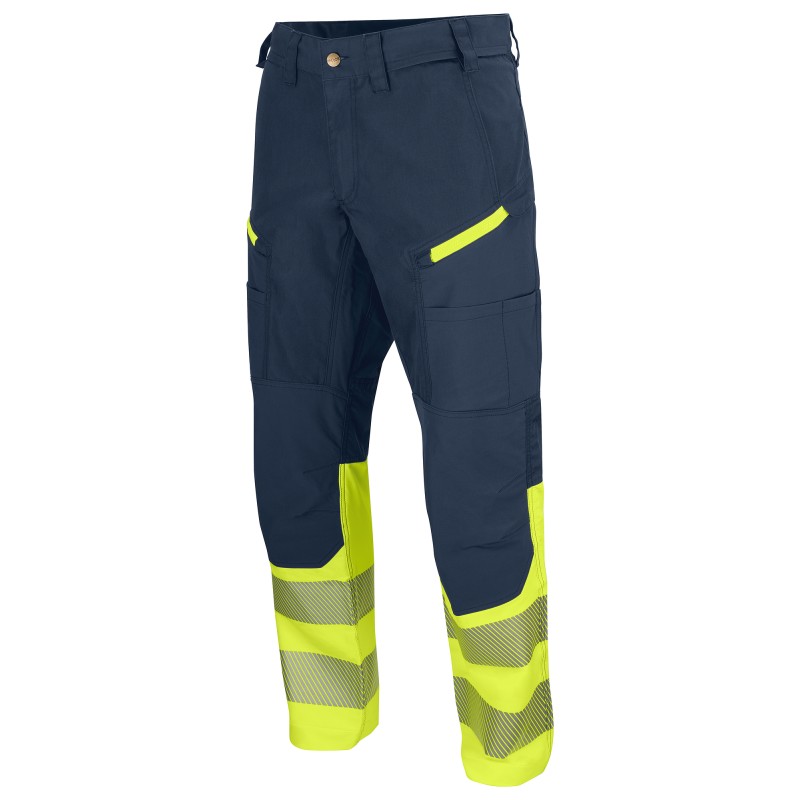 Pantalon de Travail Stretch en ISO 20471 Classe 1 Coupe Moderne