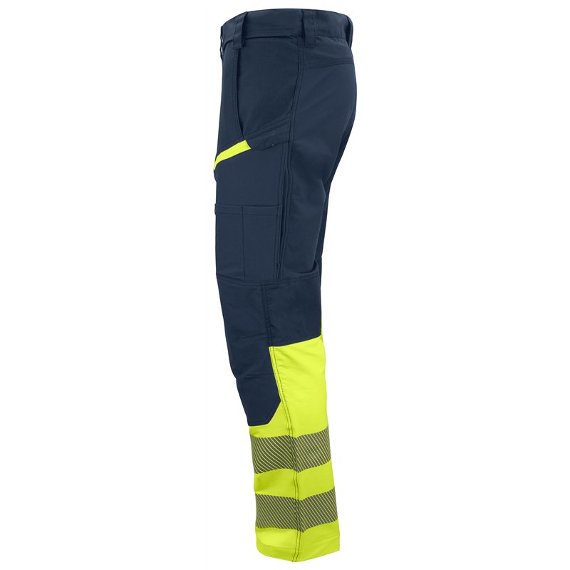 Pantalon de Travail Stretch en ISO 20471 Classe 1 Coupe Moderne