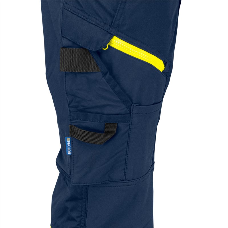 Pantalon de Travail Stretch en ISO 20471 Classe 1 Coupe Moderne