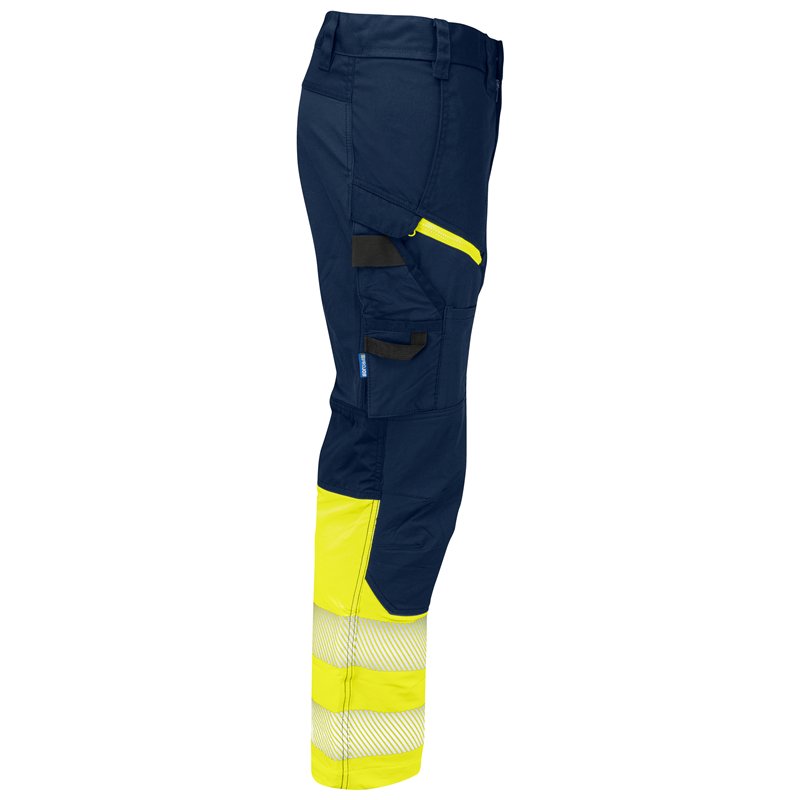 Pantalon de Travail Stretch en ISO 20471 Classe 1 Coupe Moderne