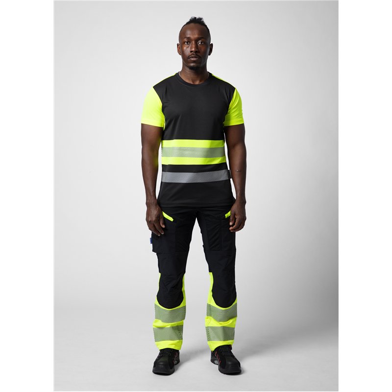 Pantalon de Travail Stretch en ISO 20471 Classe 1 Coupe Moderne