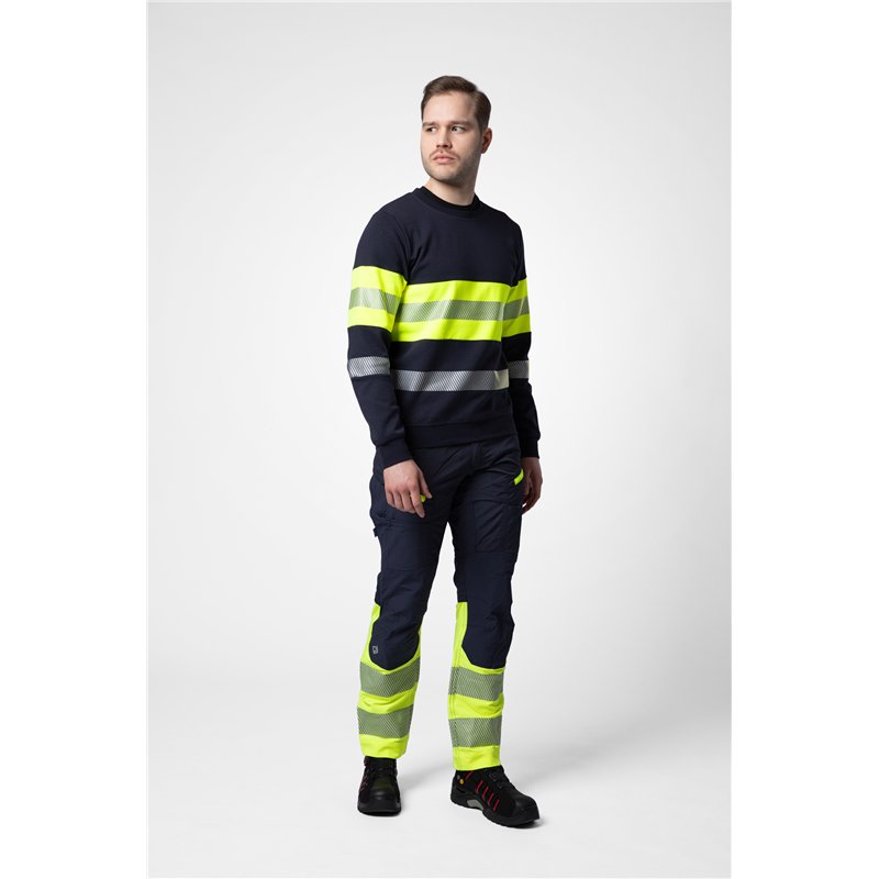Pantalon de Travail Stretch en ISO 20471 Classe 1 Coupe Moderne