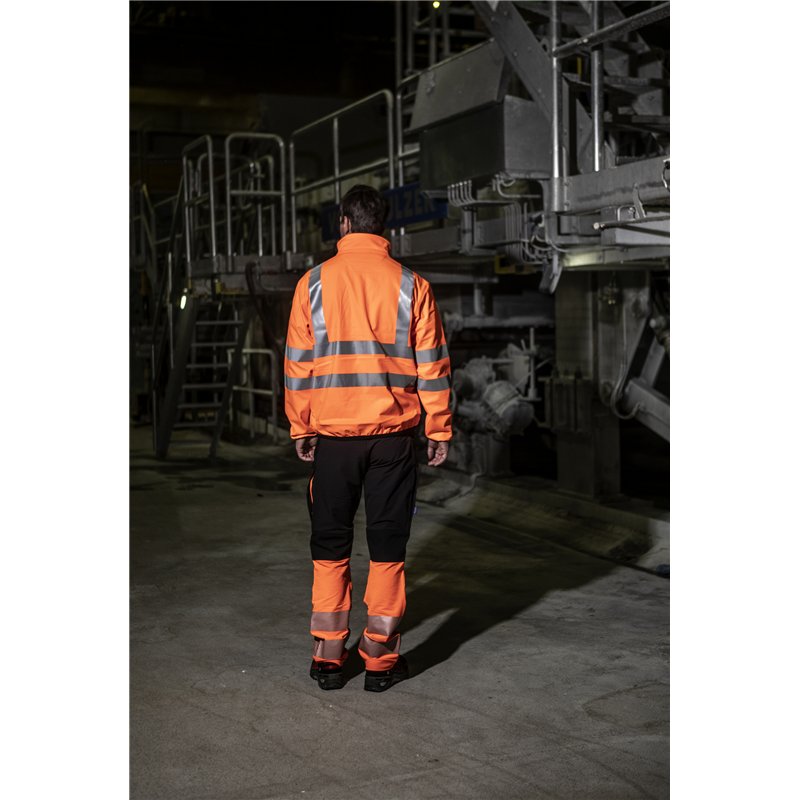 Pantalon de Travail Stretch en ISO 20471 Classe 1 Coupe Moderne