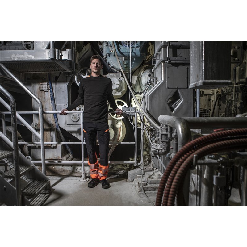 Pantalon de Travail Stretch en ISO 20471 Classe 1 Coupe Moderne