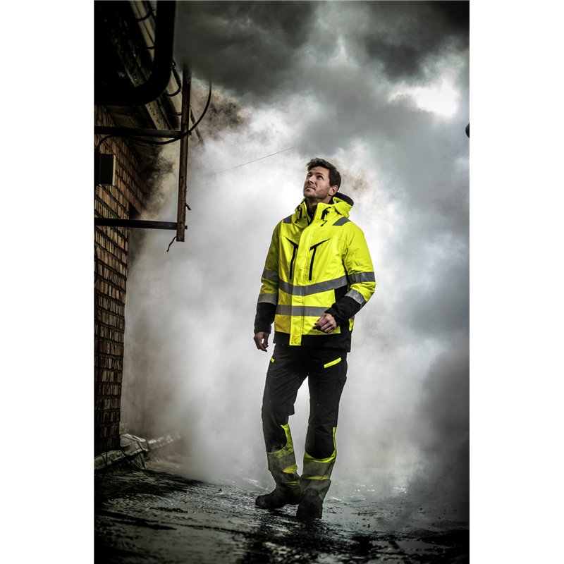 Pantalon de Travail Stretch en ISO 20471 Classe 1 Coupe Moderne
