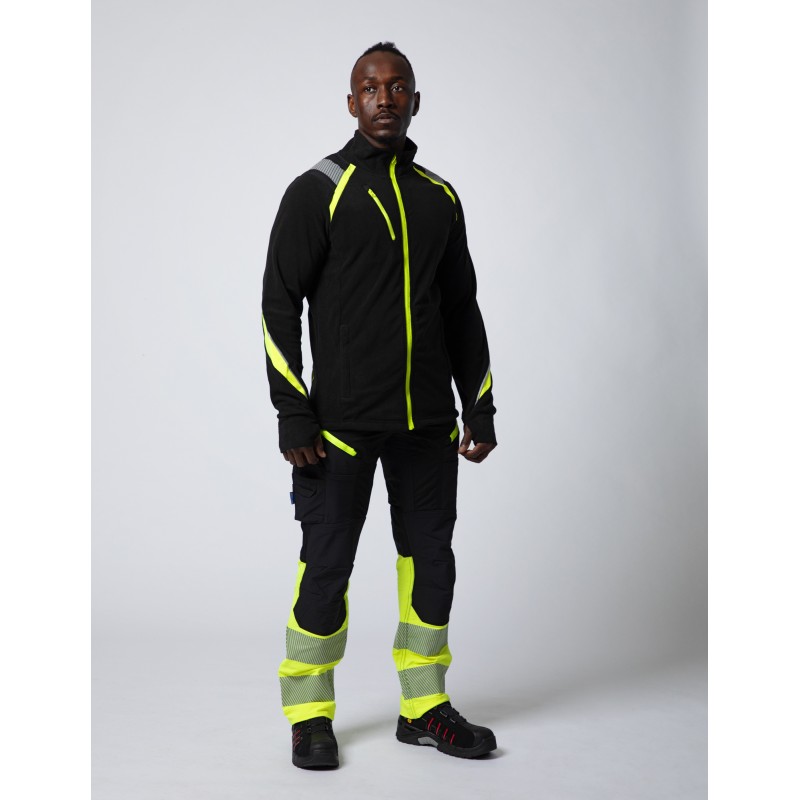 Pantalon de Travail Stretch en ISO 20471 Classe 1 Coupe Moderne
