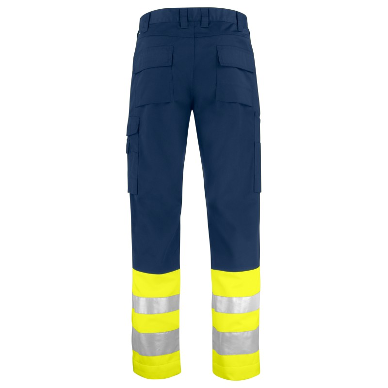 Pantalon de Travail Haute Visibilité en ISO 20471 Classe 1 Coupe Moderne