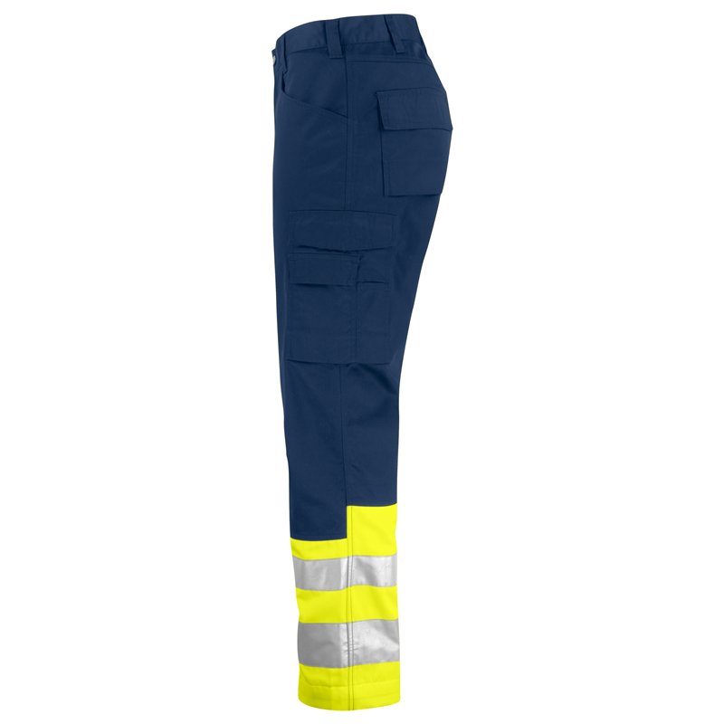 Pantalon de Travail Haute Visibilité en ISO 20471 Classe 1 Coupe Moderne