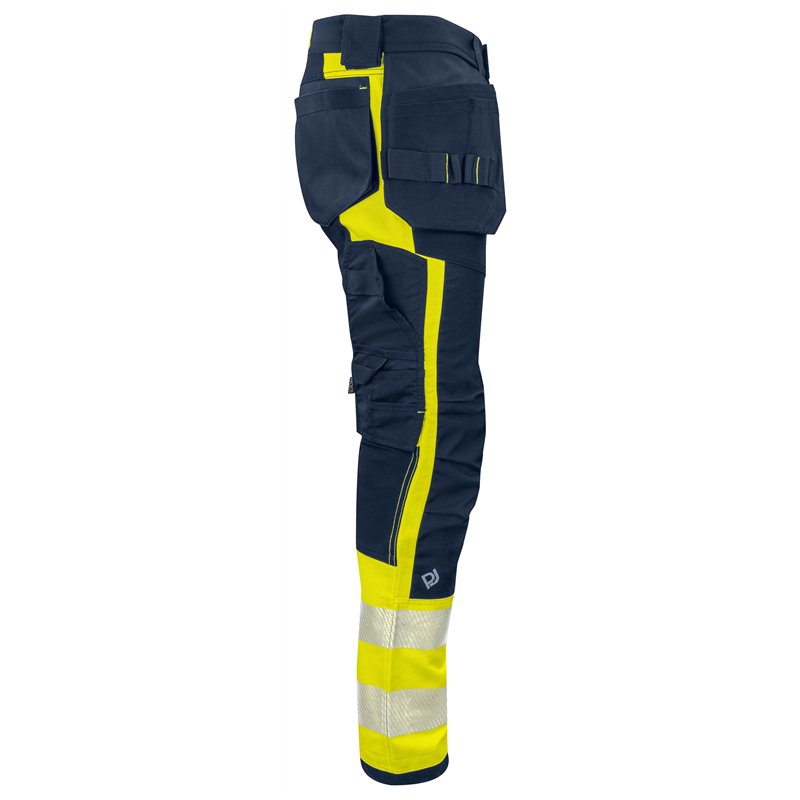 Pantalon Taille Basse avec Poches Flottantes en ISO 20471 Classe 1