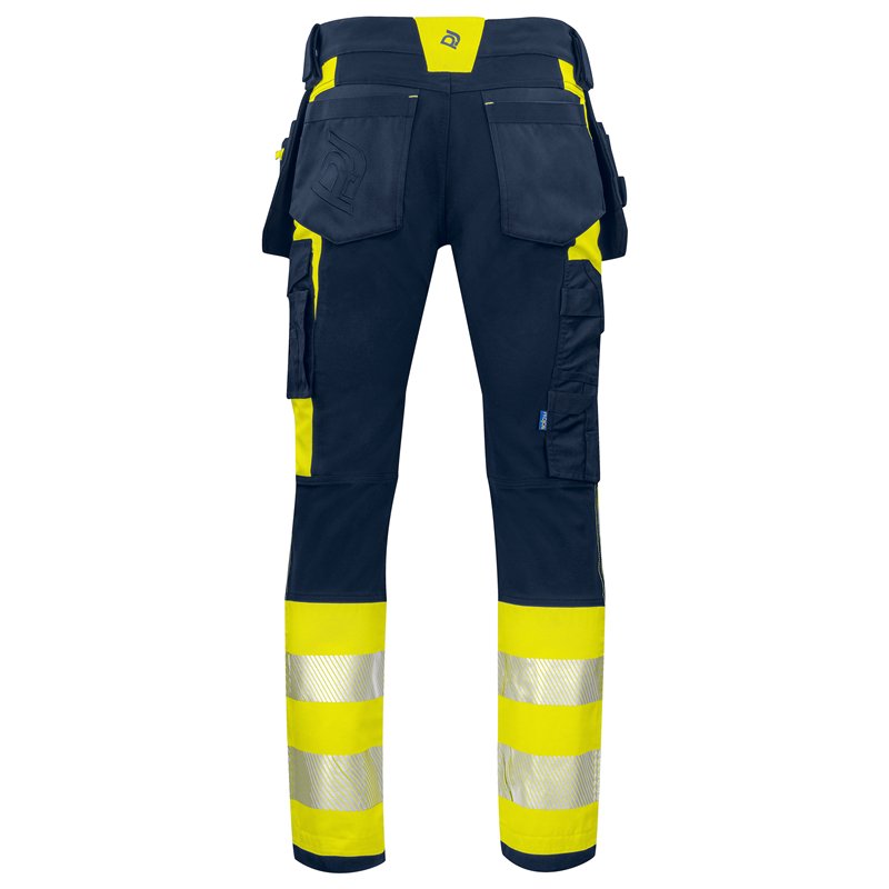 Pantalon Taille Basse avec Poches Flottantes en ISO 20471 Classe 1