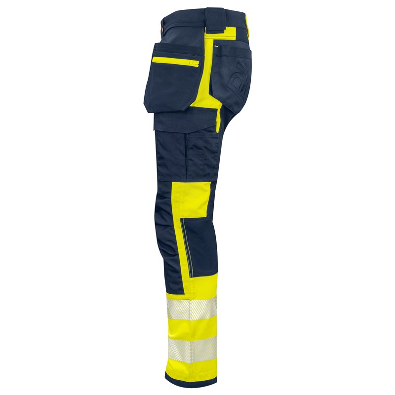 Pantalon Taille Basse avec Poches Flottantes en ISO 20471 Classe 1