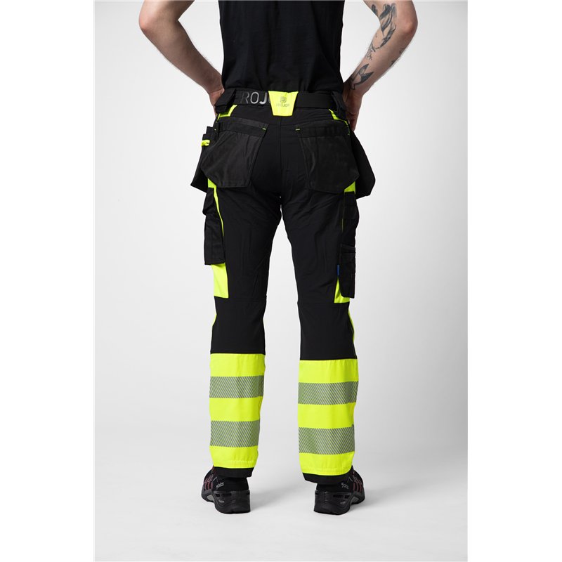 Pantalon Taille Basse avec Poches Flottantes en ISO 20471 Classe 1