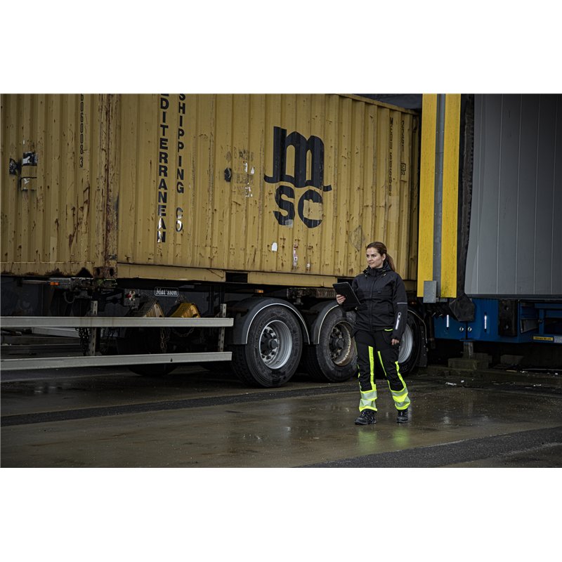 Pantalon Taille Basse avec Poches Flottantes en ISO 20471 Classe 1
