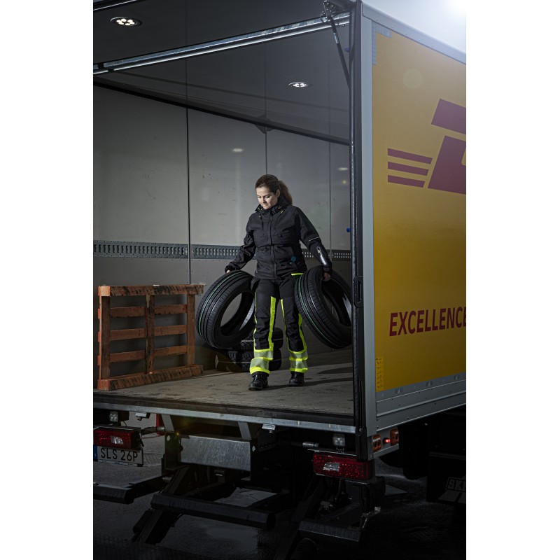 Pantalon Taille Basse avec Poches Flottantes en ISO 20471 Classe 1