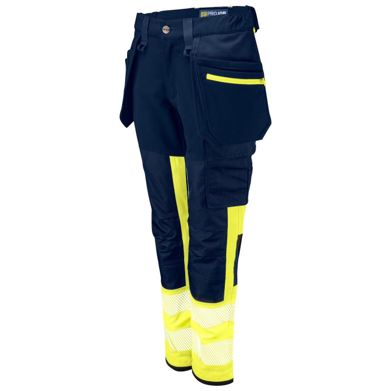 Pantalon Taille Basse Femme avec Poches Flottantes ISO 20471 Classe 1