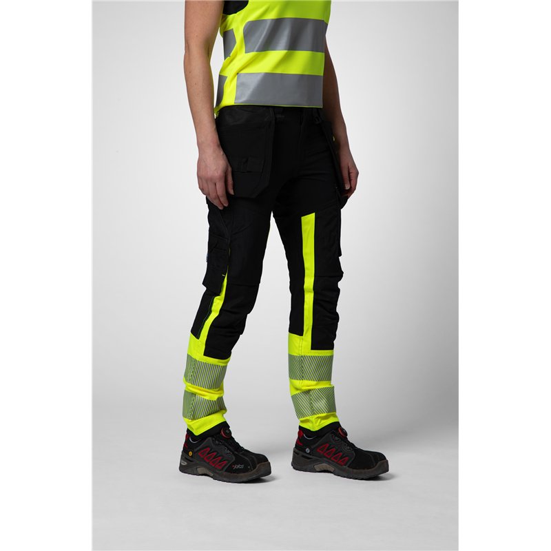 Pantalon Taille Basse Femme avec Poches Flottantes ISO 20471 Classe 1